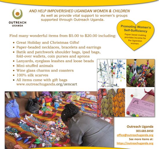 Host a Bead Party Flyer for Outreach Uganda