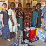 Outreach Uganda volunteers bring clinic supplies - June 2024