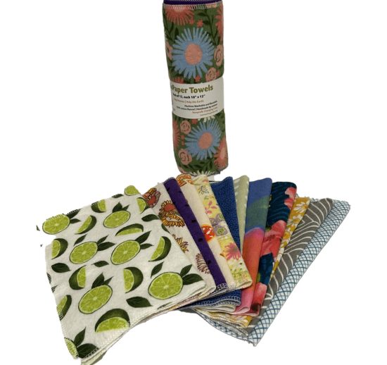 roll of unpaper towels with 12 towels per roll