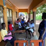 Baby immunization day at the Agwata clinic in Lamwo district Uganda